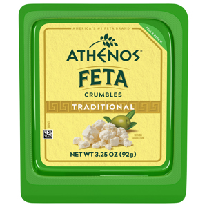 Athenos Crumbled Traditional Feta Cheese, 4 oz (113 g)