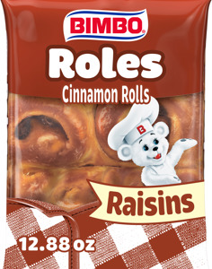 Bimbo Cinnamon Rolls with Raisins, 6 count, 12.88 oz