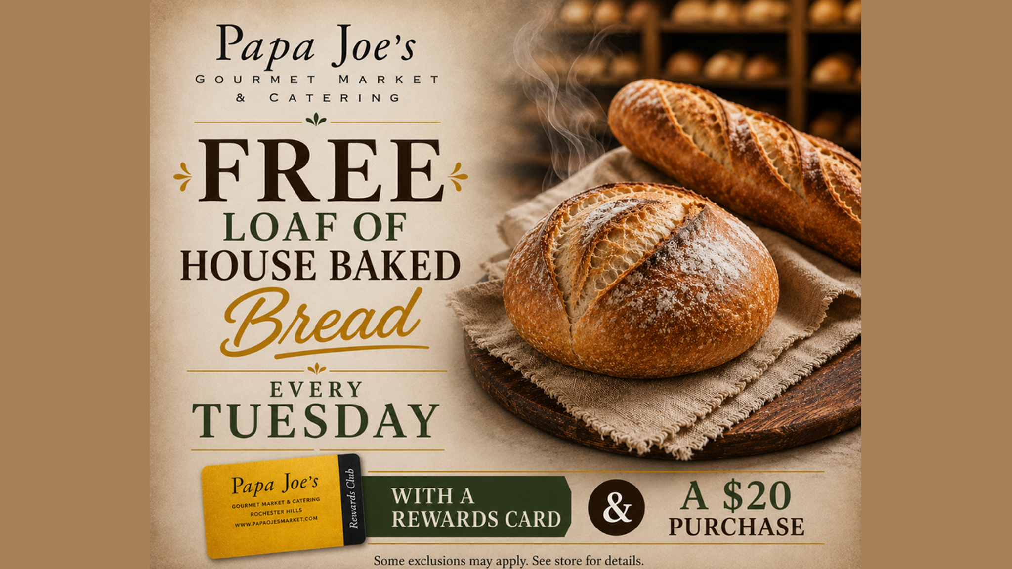 Papa Joe's Market Rochester Hills, MI | Curbside & Delivery