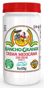 Rancho Grande Crema Mexicana, 15 oz