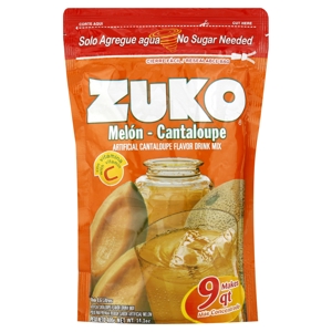 Zuko Drink Mix, Cantaloupe, 14.1 oz (400 g)