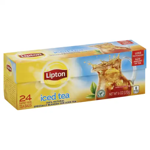 Lipton iced tea 2025 bags brew time