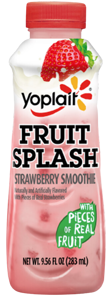 Yoplait Fruit Splash Yogurt, Strawberry, 9.56 fl oz (307 g)