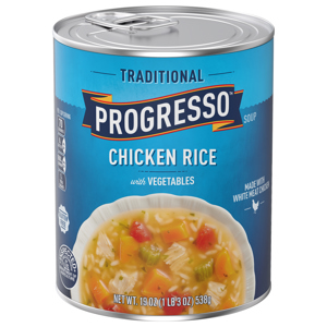 Progresso Chicken Rice with Vegetables Soup, 19 oz (1 lb 3 oz) 538 g