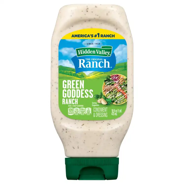 sweetgreen green goddess ranch dressing Hidden Valley Condiment & Dressing, 16 Fl Oz (1 Pt) 473 Ml RHINESTONE