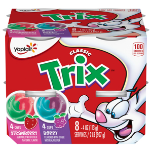Trix Low Fat Strawberry/Berry Yogurt, 8 - 4 oz (113 g) cups [2 lb (907 g)]