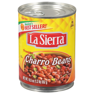 La Sierra Charro Beans, Premium, 19.5 oz (1.2 lb) 552 g