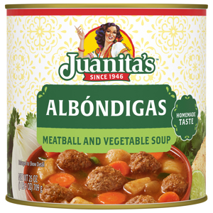 Juanita's Meatball and Vegetable Soup, 25 oz (1 lb 9 oz) 709 g