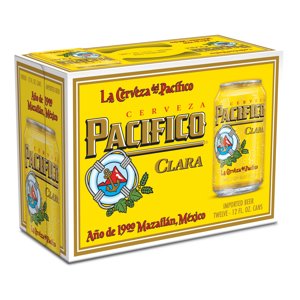 Pacifico Beer, Clara, 12 - 12 fl oz cans