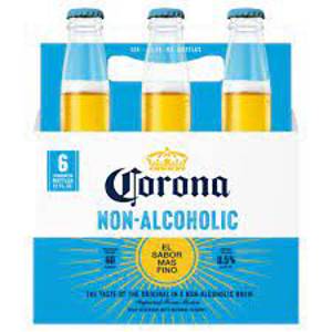 Corona Beer, Non-Alcoholic, 6 - 12 fl oz bottles