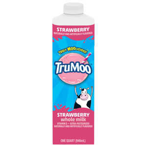 TruMoo Whole Strawberry Milk, 1 qt (946 ml)
