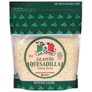 La Chona Cheese Blend, Jalapeno Quesadilla, 32 oz (2 lb) 907 g