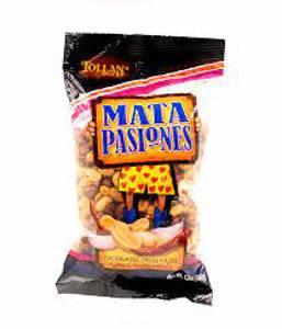 Tollan Mata Pasiones Cacahuates, Chiles Y Ajos, 12 oz