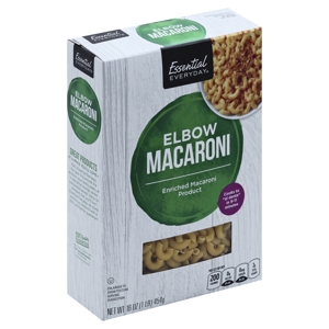 Essential Everyday Elbow Macaroni, 16 oz (1 lb) 454 g