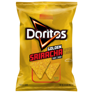 Doritos Tortill Chips, Golden Sriracha, 9.25 oz (262.2 g)
