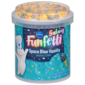 PILLSBURY FROSTING, SPACE BLUE VANILLA, 15.6 OZ (442 G)
