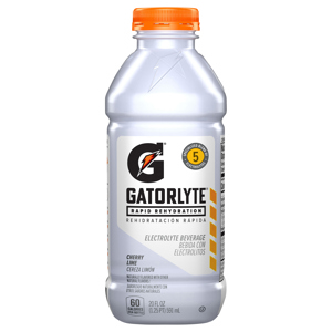 Gatorlyte Electrolyte Beverage, Rapid Rehydration, Cherry Lime, 20 fl oz (1.25 pt) 591 ml