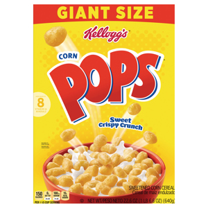 Corn Pops Cereal Giant Size, 22.6 oz (1 lb 6.6 oz) 640 g