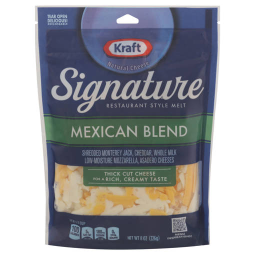 Kraft Cheese, Shredded, Mozzarella, Low-Moisture Part-Skim 8 oz, Mozzarella & Provolone