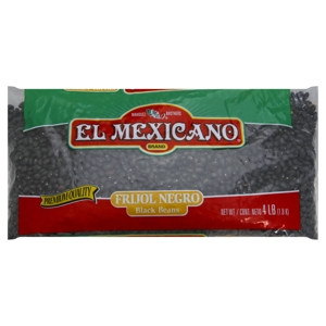 El Mexicano Black Beans, 4 lb (1.8 k)