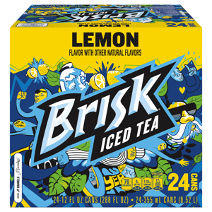 Brisk Iced Tea, Lemon, 24 Pack, 24 - 12 fl oz (355 ml) cans [288 fl oz (8.52 l)]