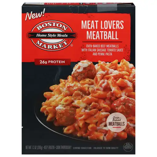 Boston Market Meat Lovers Meatball, 13 Oz (369 G) | Market Basket