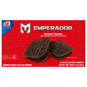 Gamesa Chocolate Sandwich Cookies, 6 - 2.36 oz (67 g) packs [14.1 oz (402 g)]
