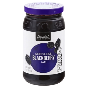Essential Everyday Jam, Blackberry, Seedless, 18 oz (1 lb 2 oz) 510 g