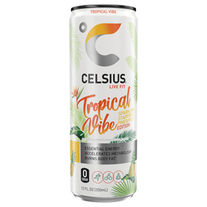 Celsius Tropical Vibe Energy Drink, 12 fl oz (355 ml)