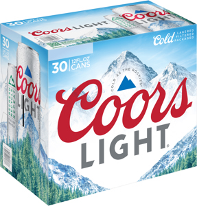 Coors Light 4.2% ABV, 30 Pack, 30 - 12 fl oz cans