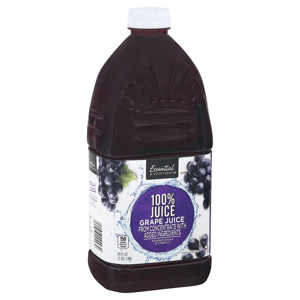 Essential Everyday 100% Juice, Grape, 64 fl oz (2 qt) 1.89 l