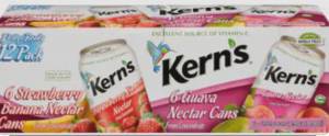 Kern's Nectar, Strawberry Banana/Guava, 12 Pack, 12 - 11.5 fl oz cans [1.08 gal (4.08 l)]