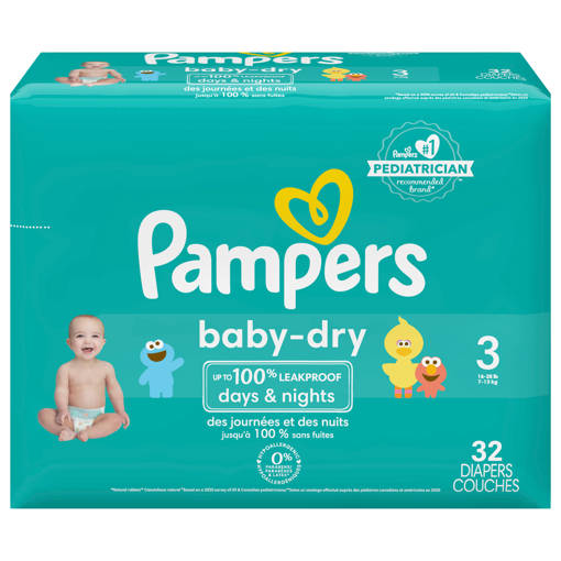 Pampers size best sale 3 50 pack