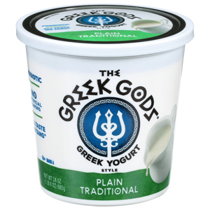 The Greek Gods Greek Style Plain Traditional Yogurt, 24 oz (1 lb 8 oz) 680 g