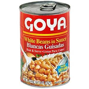 Goya White Beans in Sauce, 15 oz