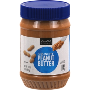 Essential Everyday Peanut Butter, Crunchy, 16 oz (1 lb) 454 g