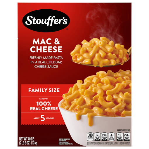 Stouffer s Mac Cheese Family Size 40 oz 2 lb 8 oz 1.13 kg