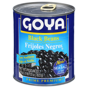 Goya Black Beans, 29 oz (1 lb 13 oz) 822 g