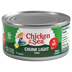 Chicken of the Sea Chunk Light Tuna in Oil, 9 oz (340 g)