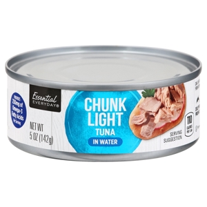 Essential Everyday Tuna, in Water, Chunk Light, 5 oz (142 g)