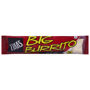 TINA'S BURRITO, RED HOT BEEF, BIG, 9 OZ (255 G)