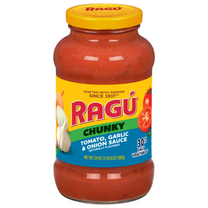 Ragu Chunky Tomato, Garlic & Onion Sauce, 24 oz (1 lb 8 oz) 680 g