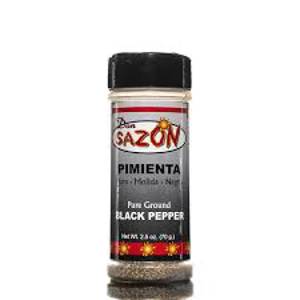 Don Sazon Black Pepper, Pure Ground, 2.5 oz (70 g)