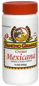 Rancho Grande Crema Mexicana, 15 oz