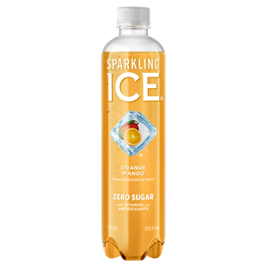 Sparkling Ice Zero Sugar Orange Mango Sparkling Water, 17 fl oz (502.8 ml)