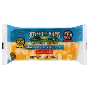 Joseph Farms Cheese, Marbled Jack, 1 lb (454 g)