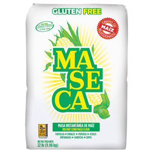 Maseca Corn Masa Flour, Gluten Free, Instant, 22 lb (9.98 kg)