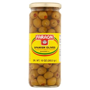 Faraon Spanish Olives, Stuffed with Pimentos, 10 oz