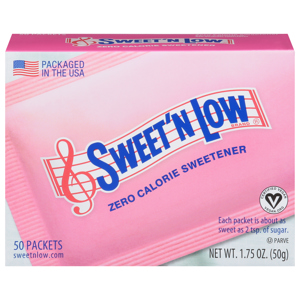 Sweet 'N Low Sweetener, Zero Calorie, 50 packets [1.75 oz (50 g)]