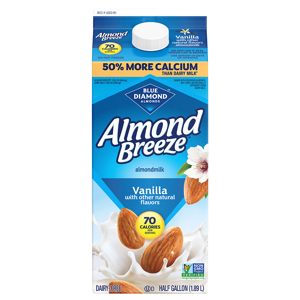 Almond Breeze Vanilla Almondmilk, half gallon (1.89 l)